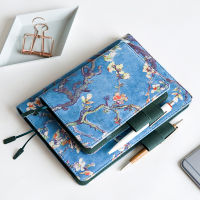 Vintage Fabric Almond Tree Blossom Notebook Journal Diary Cover A5 A6 Planner Notebook Case van Gogh