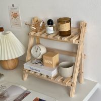 Double Layer Adjustable Wooden Bookshelf Stationery Organizer Shelves Flower Pot Rack Kitchen Cabinet Storage Holders Spice Rack Tapestries Hangings