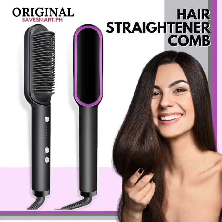 Original Best Selling Hair Straightener Temperature Adjustment Ionic Brush  Straighteners Hot Comb Curling Iron Hair Curler Random Color  Multifunctional Professional Hair Straightener | Lazada PH