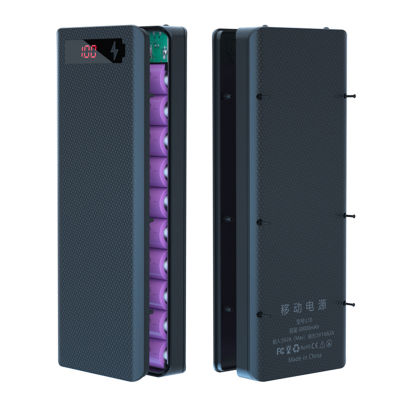 【cw】Removable10*18650 battery does not display digital mobile power DIY kit shell battery holder without battery ！