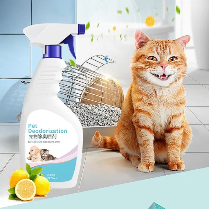 500ML Pet Deodorant Spray Biological Enzyme Spray Deodorizing for Cats