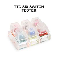 （Miss qis keycap） TTCTester สำหรับ KeyboardRed เครื่องกลสีน้ำตาลสีชมพูสีขาวสีฟ้า Keyfirst แตงโม AxisDIY เกม