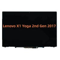 14นิ้วสำหรับ Lenovo X1 2Nd โยคะเจน2017ปี WQHD LCD หน้าจอสัมผัสทัชสกรีนทัชสกรีนจอ LCD จอแสดงผล01AX897 01AX898