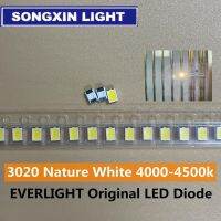 【CW】 100PCS/LOT FOR EVERLIGHT 3020 white SMD bright light-emitting diodes 4000-4500k 6-7lm  0.06w