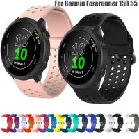 （A creative）ซิลิโคน20มม. สายนาฬิกาสำหรับผู้เบิกทาง Garmin 158 55 645 245 245M Vivoactive 3เพลงสมาร์ทสายรัดข้อมือสร้อยข้อมือสายรัดข้อมือ