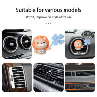 【cw】Car Air Outlet Decor Creative Cute Cartoon Auto Interior Perfume Rotatable Small Windmill Cute Ornament with Aromatpy Tablet 【hot】