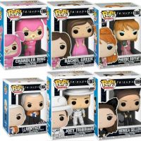 HOT!!!☍ pdh711 Funko POP Friends Six People Friends Rachel Green 1065 Chandler Bing 1066 Anime Figure Toys