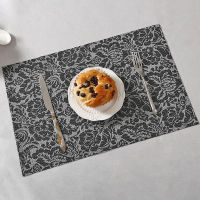 4PcsLot PVC Placemat Insulation Waterproof Table Mat European Placemat Coaster Bowl Pad Dinner Plate Pad Tableware Pad Cloth