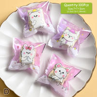 Snoopy 100PCS CLEAR cake Gift bags ถุงพลาสติกขนมคุกกี้บิสกิตบรรจุภัณฑ์ถุง