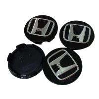 Style 4pcs 69mm wheel center hub caps Logo badge emblems for honda civic crv accord fit Spirior city DRL hui