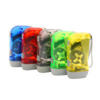 Flashlight LED Green Transparent Three-light Torch Hand