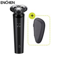 ZZOOI ENCHEN Mens Electric Shaver Razor 3D Floating Magnetic Cutter Head Beard Trimmer Rechargeable Shaving Machine for Man