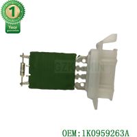 เครื่องทำน้ำอุ่นพัดลมโบลเวอร์มอเตอร์ต้านทาน Regulator 1K0959263A สำหรับเปอโยต์ซีตรอง VW Jetta กอล์ฟ6450NV 6450