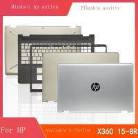 Hp/hp P Avilion X360 15-BR A เชลล์ B C D ปกหลัง924502-001แล็ปท็อปกรอบกลับกรณีเชลล์ด้านหน้าปก Palmrest