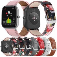 [SOSO 3C accessories] 20มม. สายหนัง Correa สำหรับ Xiaomi Huami Amazfit Bip S U Lite Pop นาฬิกาสร้อยข้อมือ Clasp เปลี่ยน GTS 1 2 GTR 42มม.