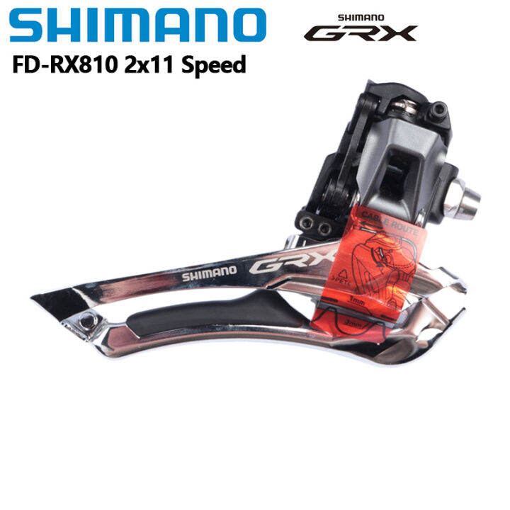 Shimano GRX RX810 Front Derailleur 2x11S Braze on FD Down Swing For ...