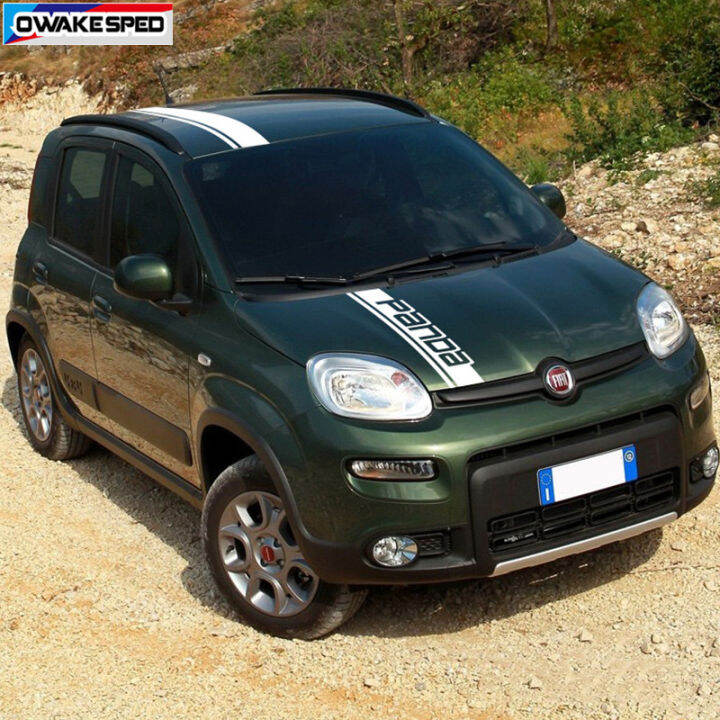 car-hood-roof-tail-decor-stickers-for-fiat-panda-corss-4x4-off-raod-stripes-exterior-auto-body-engine-cover-vinyl-decals