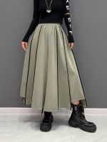 XITAO Pants Fashion Pleated Loose Casual Women Wide Leg Pants