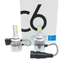 หลอดไฟหน้า ขั้ว H4-C6 LED ขั้วตรงรุ่น ไฟสูง-ไฟต่ำขั้วH4-C6