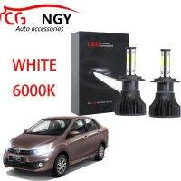 ชุดหลอดไฟหน้า 6000K 80W 12V สีขาว สําหรับ Bezza 2014-2019-2x Accessories