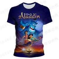 2023 In stock Aladdin boy kids T-Shirts 3D  Summer  Tops O-neck t shirt girl clothing，Contact the seller to personalize the name and logo