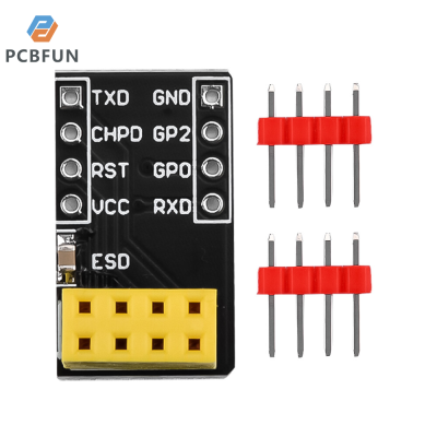 pcbfun ESP8266 ESP-01อนุกรม WiFi โมดูลไร้สายเครื่องรับส่งสัญญาณไร้สายบอร์ดพัฒนา LWIP AP + STA