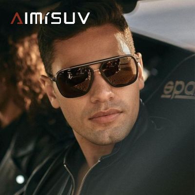 AIMISUV Square Sunglasses For Men Brand Designer Sun Glasses 2022 Fashion Trend Driving Shades Male ​UV400 zonnebril heren