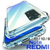 （A Boutique）เคส TPU ใสกันกระแทกสำหรับ Xiaomi Redmi Note 10 9 8 11 Pro 11S 10S 9S 9T 8T 7ฝาครอบโปร่งใส Plus