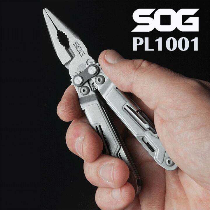 SOG PL1001 EDC อุปกรณ์คีมพับพกพาอเนกประสงค์ป้องกันตัวเองทางยุทธวิธี ...