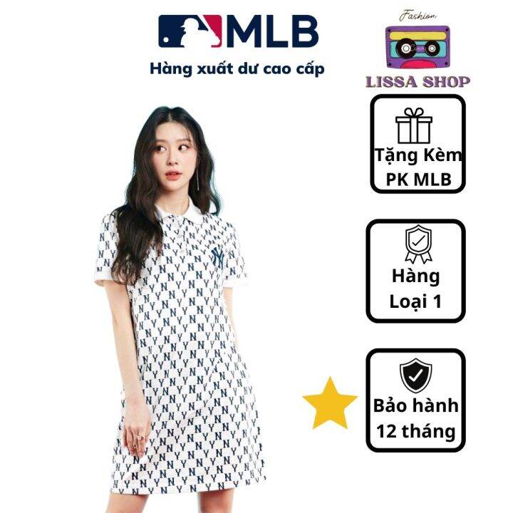 Váy MLB đầm suông chất liệu cao cấp, co dãn ,thoáng mát 100 ...