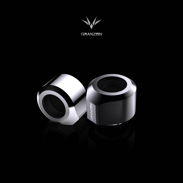 granzon-od14mm-อุปกรณ์ท่อแข็งสำหรับพีซีน้ำระบายความร้อนอะคริลิฮาร์ด-petg-pmma-ท่อ-g1-4-เชื่อมต่อสีดำสีเงินสีขาว-gd-ft14