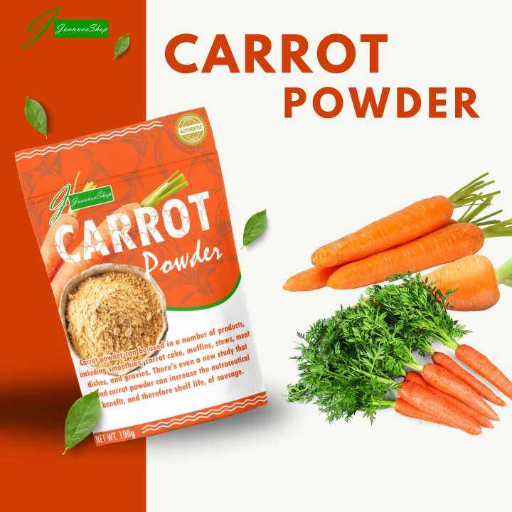 [ PURE 100 ] CARROT POWDER (carrots) Lazada PH