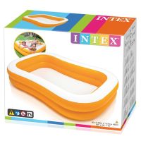 Intex สระน้ำเป่าลม ขนาด 2.29 เมตร สีเหลือง 2 ชั้น 57181