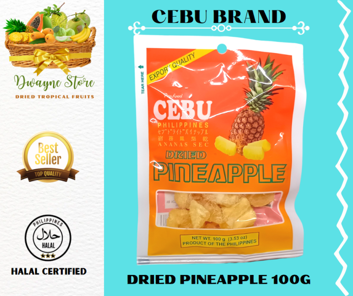 Cebu Brand Dried Pineapple 100g Lazada PH