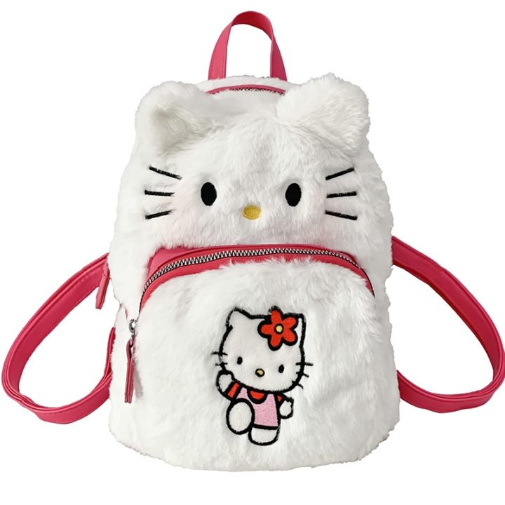 cc-cartoon-plush-backpack-2023-hello-kitty-new-girls-heart-schoolbag-student-18xcmx25cmx12cm