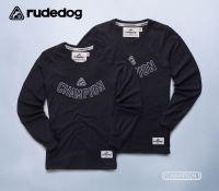 Rudedog แขนยาวชาย รุ่น Champion ท็อปดำ (ราคาต่อตัว)