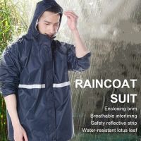 Nylon Suit Raincoat Adult Motorcycle Unisex Riding Outdoor Raincoat Hiking Fishing Rainproof Chubasquero Hombre Rain Gear DL6Y