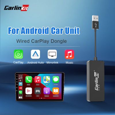 CarlinKit CCPA ไร้สาย CarPlay AI กล่องไร้สาย Android อัตโนมัติ USB Dongle Mirrorlink บลูทูธอัตโนมัติเชื่อมต่อสำหรับ Android รถวิทยุ