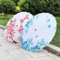 2022 Silk Cloth Japanese Classical Umbrella Art Oil Paper Painted Chinese Traditional Umbrella Cosplay Photo Prop Dance Umbrella Umbrellas