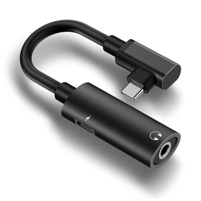 【✇】 Huilopker MALL USB Type C ถึง3.5มม. OTG Adapter สำหรับ Huaiwei P20 30 Pro แจ็คหูฟัง3.5มม. AUX USB C สำหรับ9 8 Redmi K20 Pro