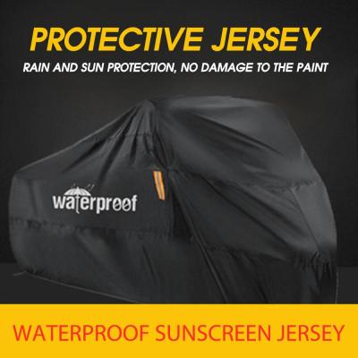 Universal Outdoor Motorcycle Cover UV Dust Rain Snow Protector Motor Scooter Cover All Season Waterproof Reflective Car Cover