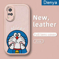 Dienya เคสสำหรับ Vivo Y51 2020 Y31 2021 Y51A 2021 Y53s 4G Y30 Y30i ลายโดราเอมอนน่ารักเคสมือถือกันกระแทกป้องกันซิลิโคนนิ่มเคสใส่โทรศัพท์หนังพร้อมเคสป้องกันกล้องสำหรับเลนส์คลุมทั้งหมด