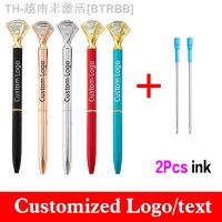 【hot】☬❏  New Big Ballpoint 1 2pcs/set Metal Custom Logo Advertising 2 Ink Stationery Wholesale