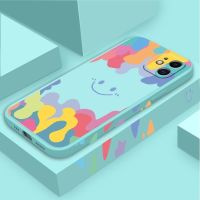 COD DSFDGFNN เคท ไอโฟน iPhone 12 Pro Max iPhone11 Soft TPU Case Colorful Smile Edge Prints เคส Apple iPhone SE X XR XS Max 7/8 Plus Clear Case Cover เคสโทรศัพท์