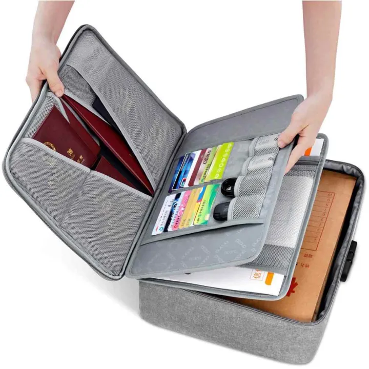 PORTABLE ORGANIZER FOR PASSPORT, LEGAL DOCUMENTS, FILES, VALUABLES ETC