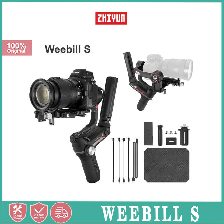 zhiyun-weebill-s-3แกนขากล้องมือถือกันโคลงที่ชาร์จได้เร็วตามหลักสรีรศาสตร์สำหรับ-canon-sony-ฯลฯและกล้องไร้กระจก