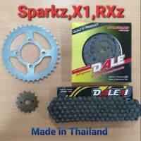 Woww สุดคุ้ม ชุดโซ่สเตอร์Dale รุ่นSparkz,X1,RXz ราคาโปร เฟือง โซ่ แค ต ตา ล็อก เฟือง โซ่ เฟือง ขับ โซ่ เฟือง โซ่ คู่