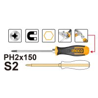 INGCO  ไขควงตอก ปากแฉก รุ่น HGTS68PH2150