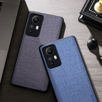 เคสสำหรับ Xiaomi Redmi Note 12S 4G สิ่งทอพื้นผิวปกหนังเคสมือถือเคสโทรศัพท์ PC แบบแข็ง TPU สำหรับเคส Xiaomi Redmi Note 12S 4G