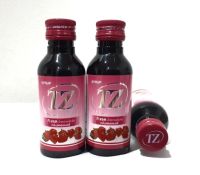 TZ ทีแซด น้ำหวานเข้มข้นรสสตอเบอร์รี่ ปริมาณ 60 ml. (2 ขวด)